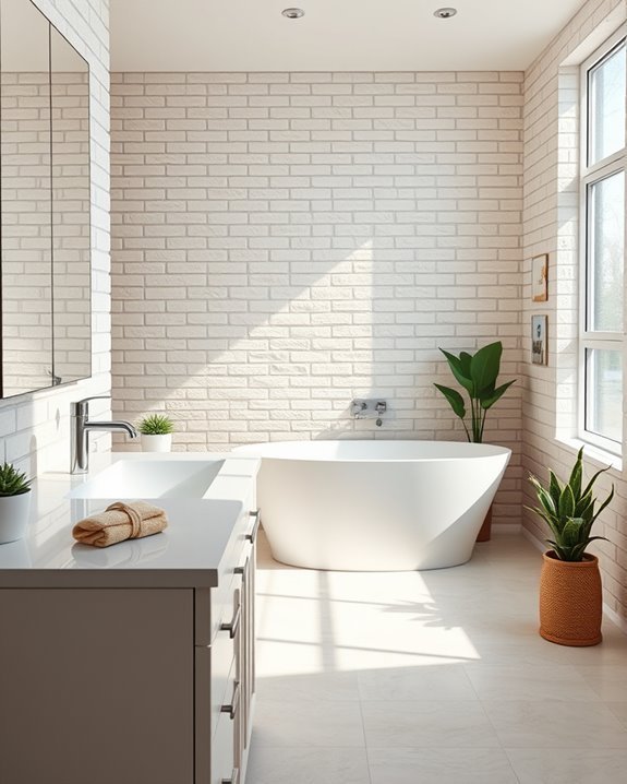 stylish lightweight bathroom upgrade