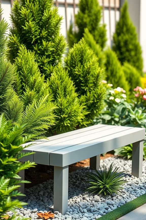 stylish low maintenance outdoor seating