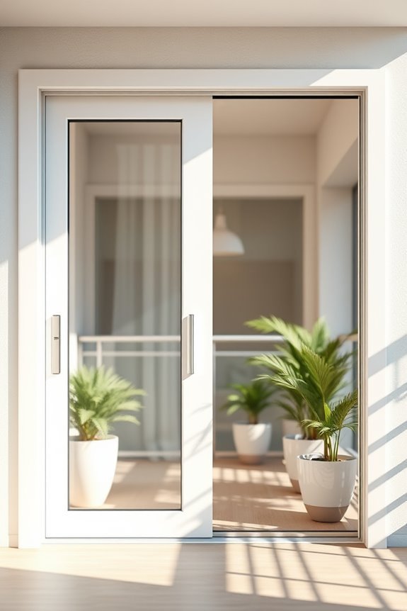 stylish low maintenance sliding doors