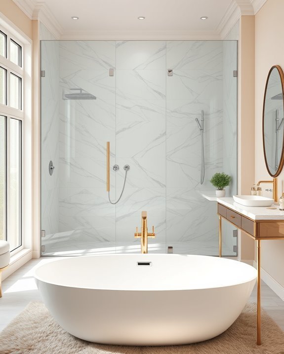 stylish minimalist glass enclosures