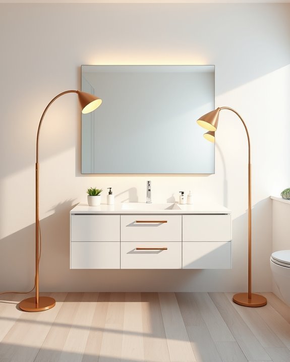 stylish modern arc lighting