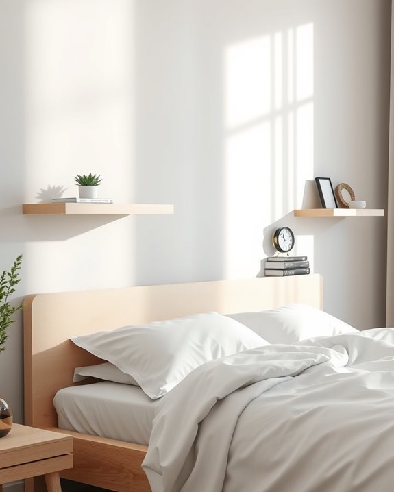 stylish modern space saving shelves