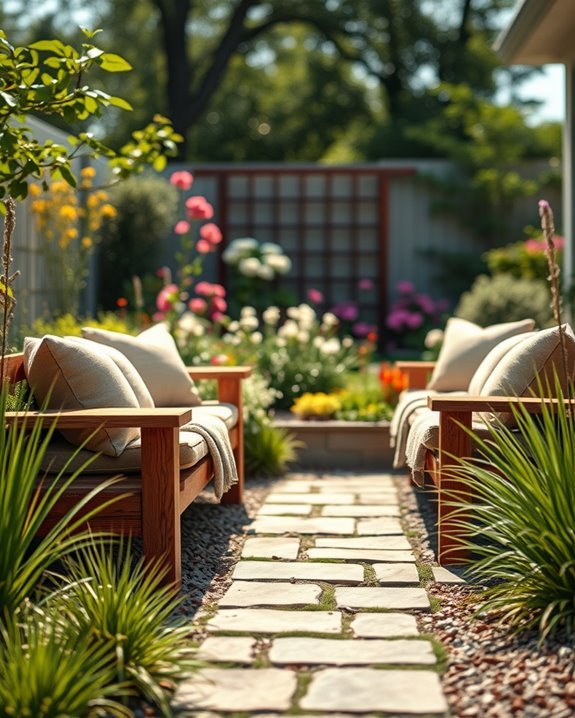 stylish multi functional outdoor seating