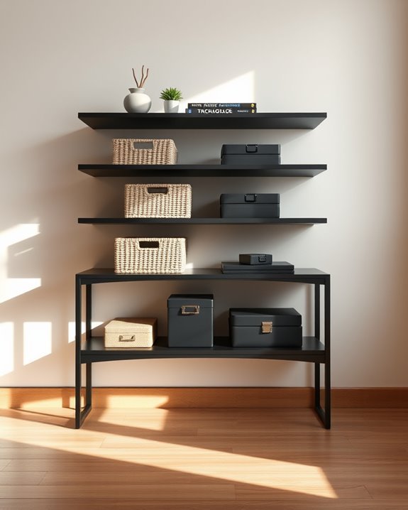 stylish multi tiered storage solution