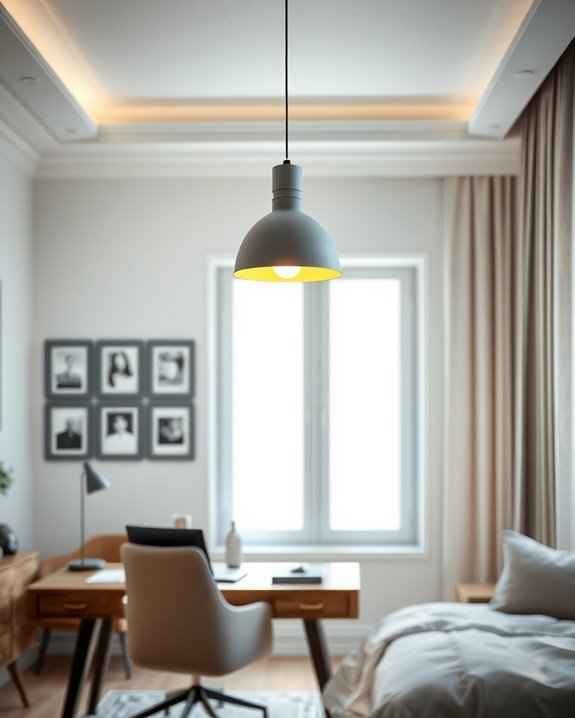 stylish multifunctional workspace lighting