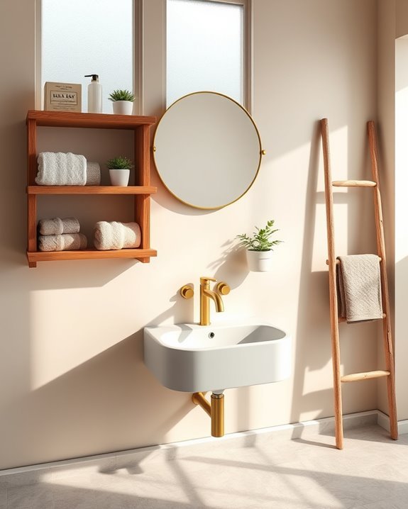 stylish open shelving decor