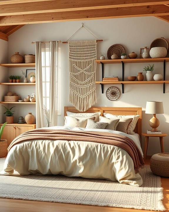 stylish open shelving decor