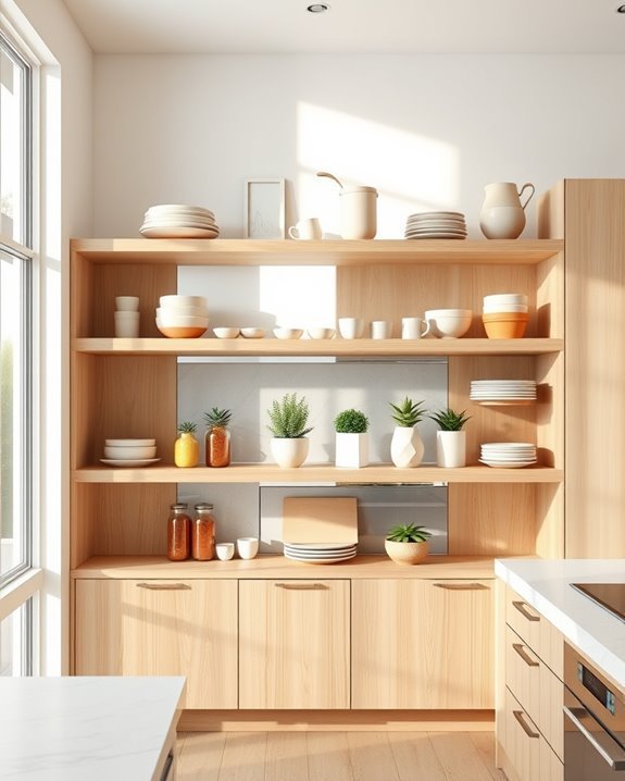 stylish open shelving ideas