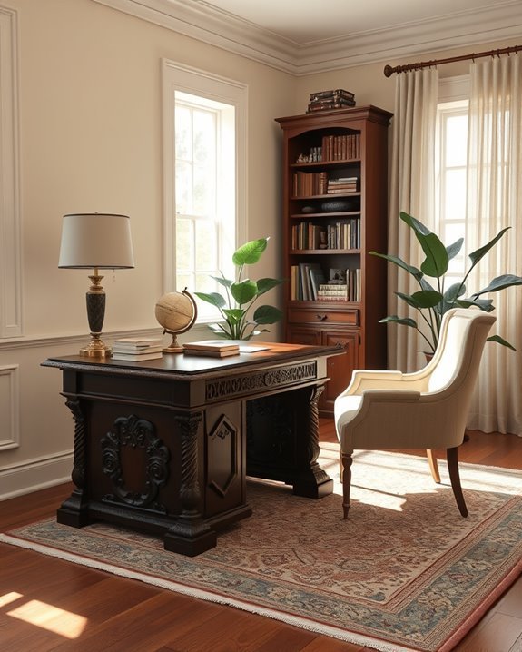 stylish organized home office