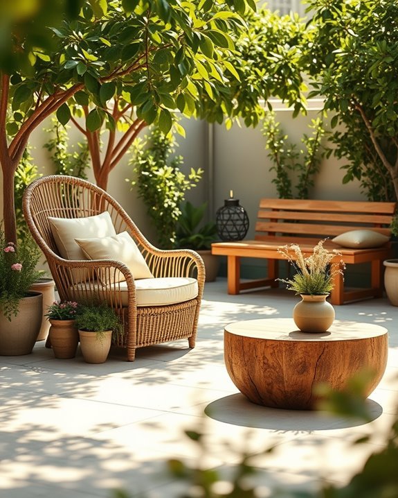 stylish outdoor seating options