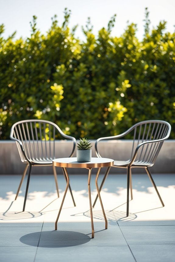 stylish outdoor seating solution