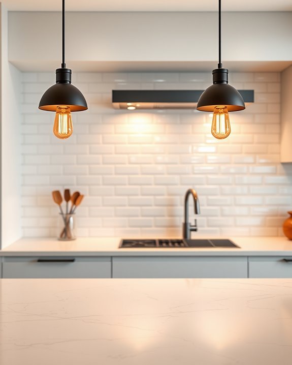 stylish pendant lights installation