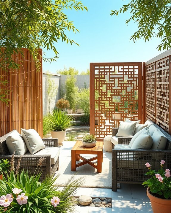 stylish privacy with screens