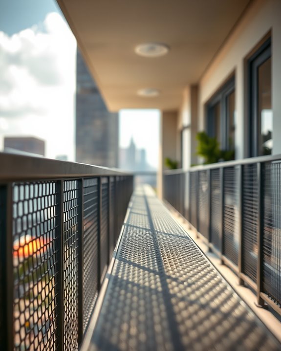 stylish safety for balconies