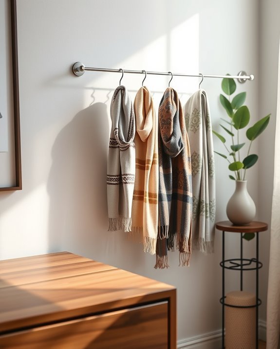 stylish scarf organization solution