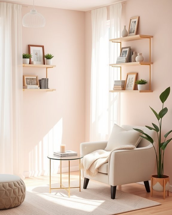 stylish shelving for organization