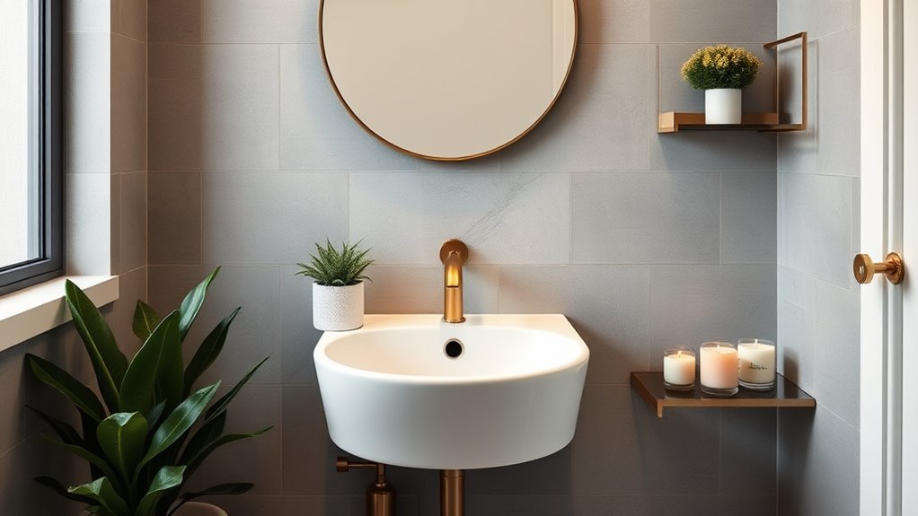 stylish small bathroom sinks