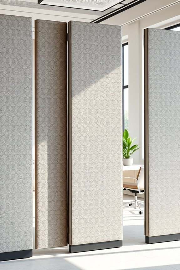 stylish sound absorbing dividers