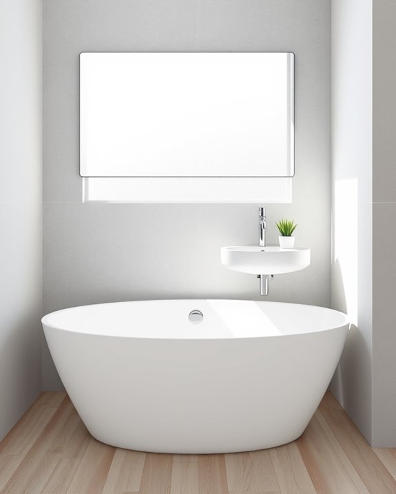 stylish space saving bathroom design