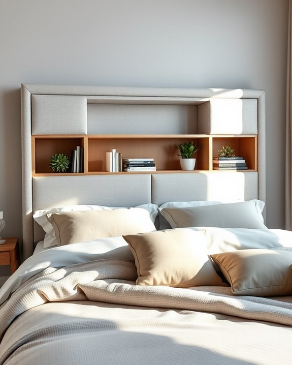 stylish space saving bedroom solution