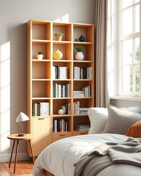 stylish space saving bookshelves