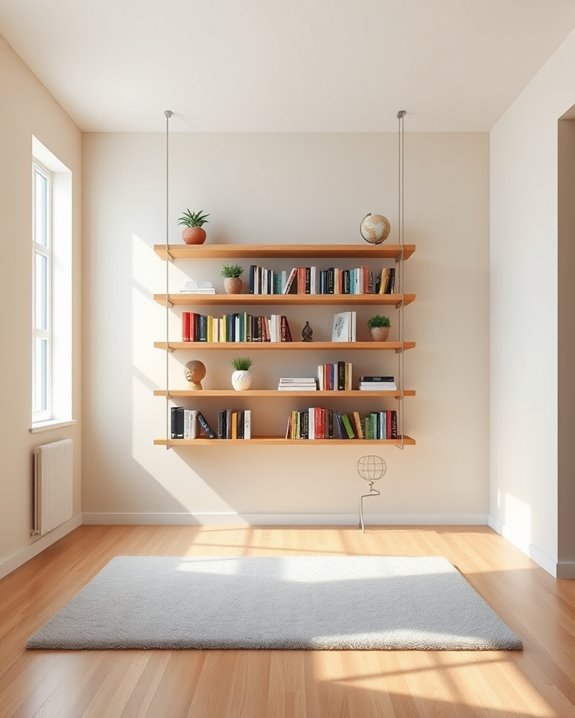 stylish space saving bookshelves