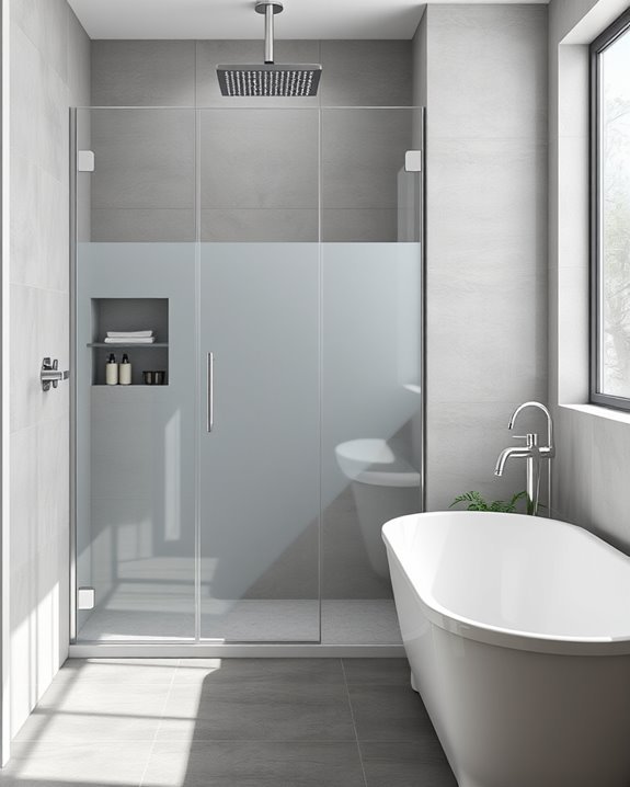 stylish space saving corner showers