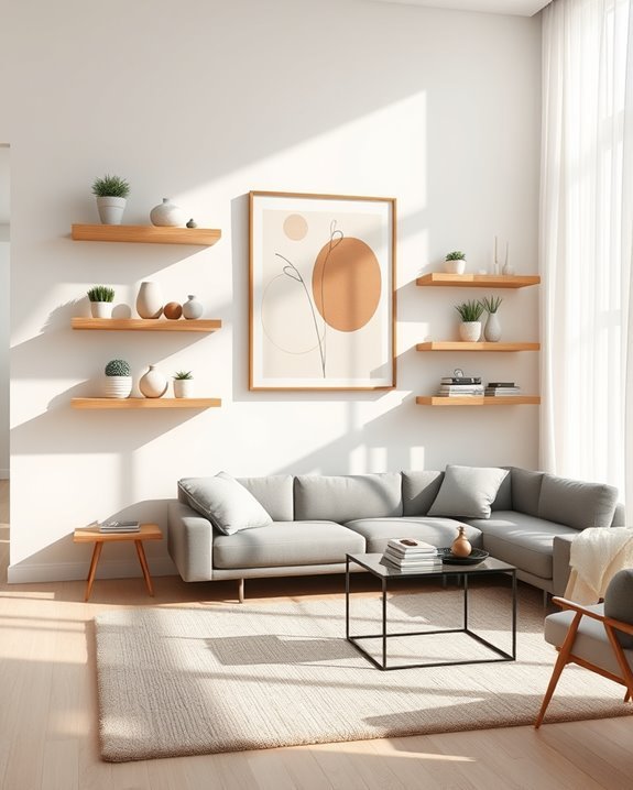 stylish space saving display solution