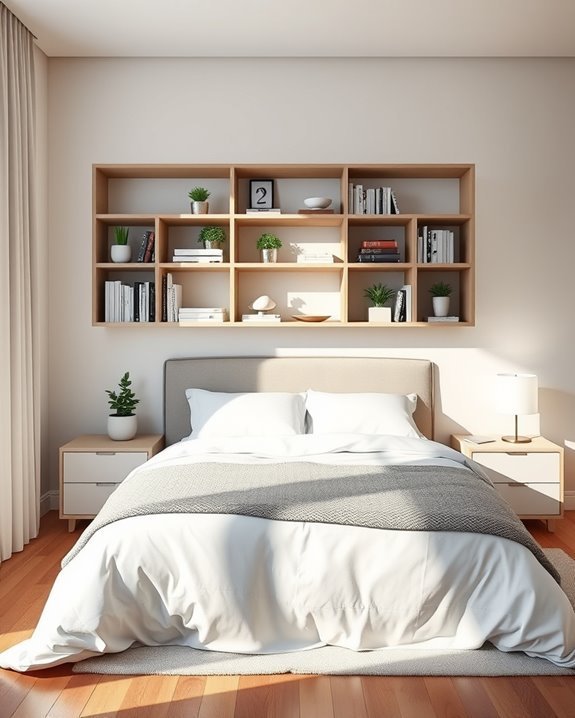 stylish space saving headboards