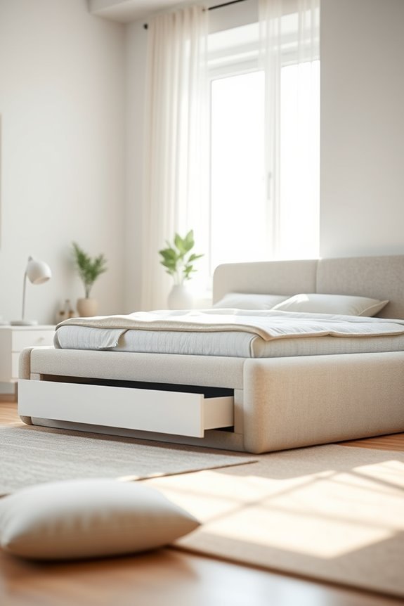 stylish space saving storage beds