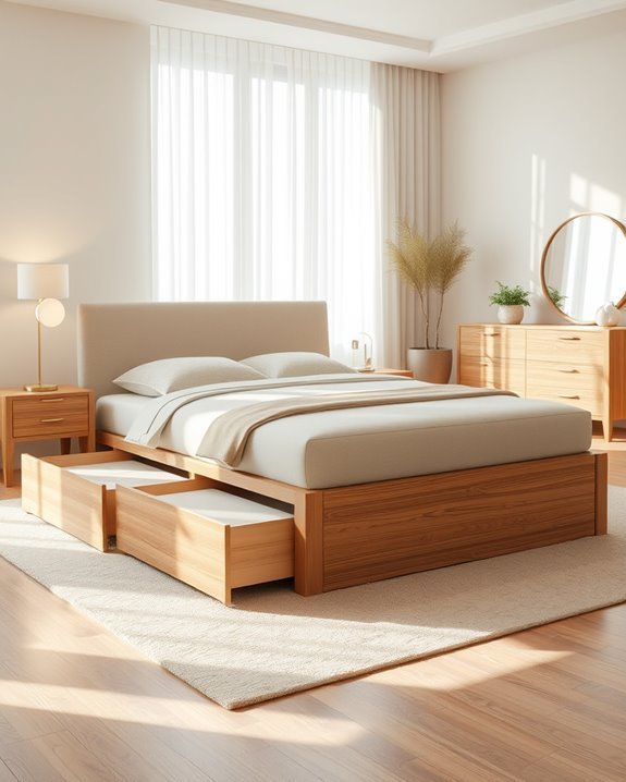 stylish space saving storage beds