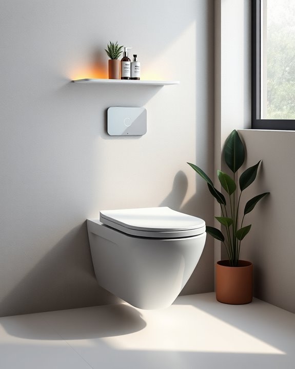 stylish space saving toilets