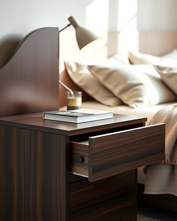 stylish storage bedside tables