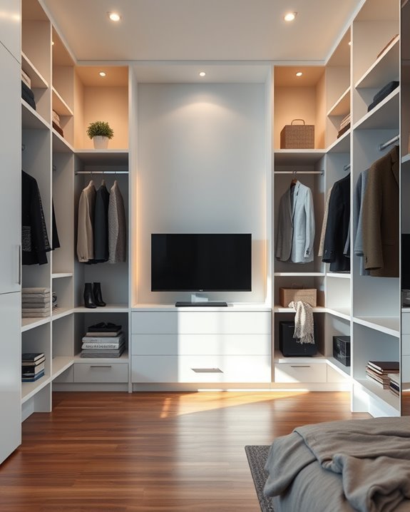 stylish storage cozy entertainment