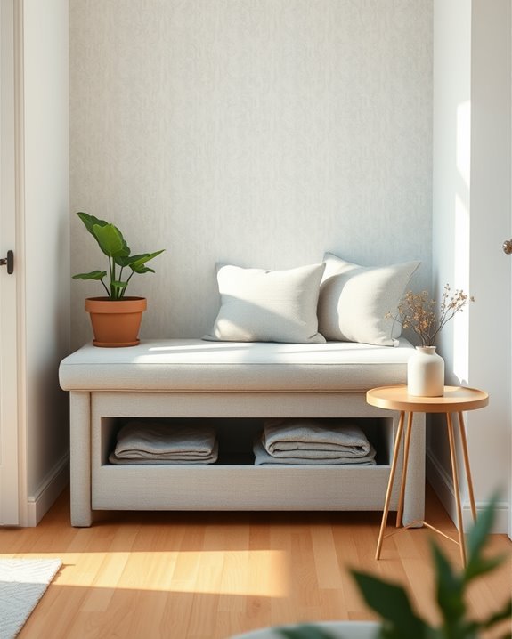 stylish storage seating solution