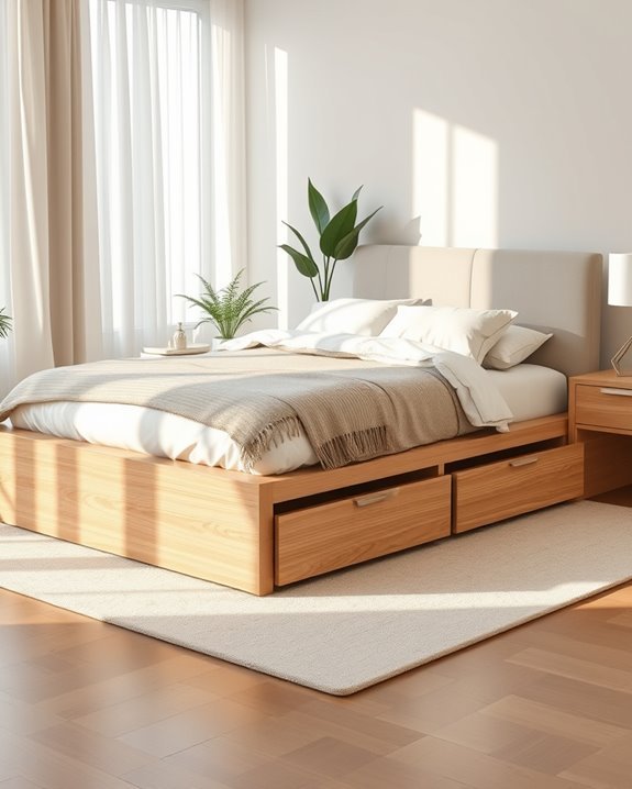 stylish storage solution beds