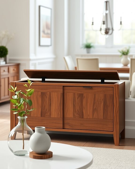 stylish storage solution table