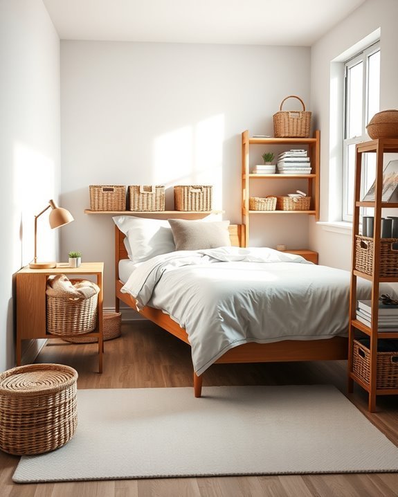 stylish storage with baskets