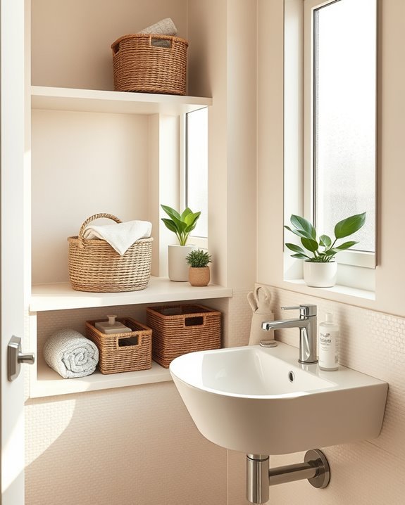 stylish storage with baskets