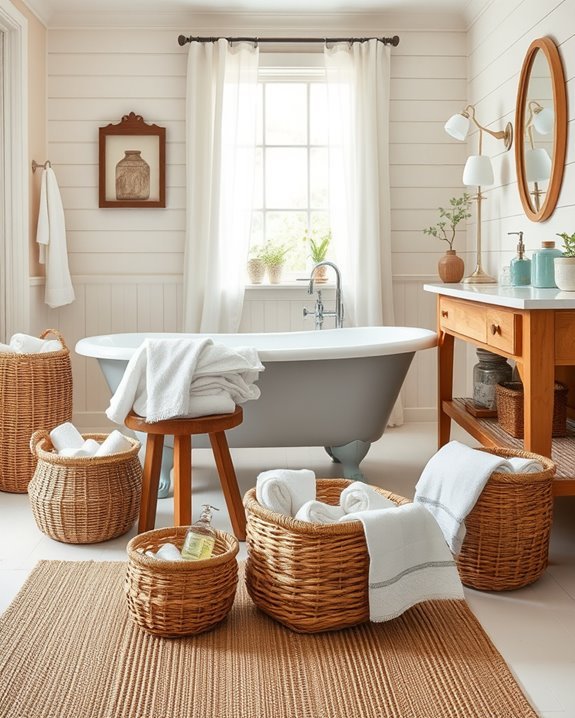 stylish storage with baskets