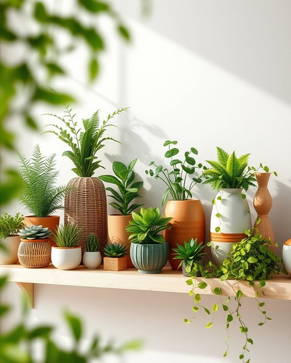 stylish sustainable plant holders