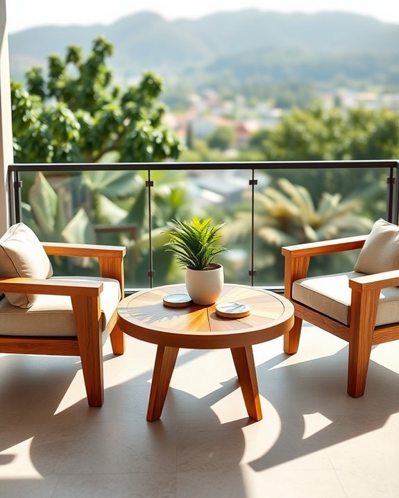 stylish teak outdoor furniture
