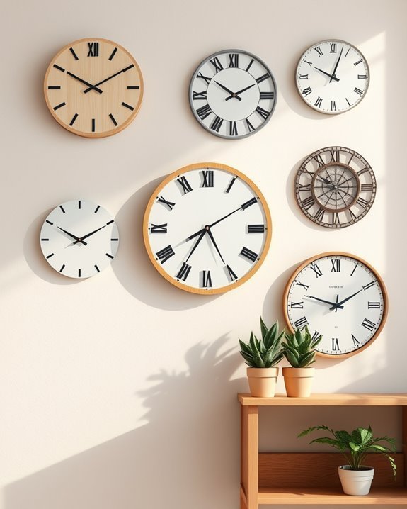 stylish timekeeping for apartments