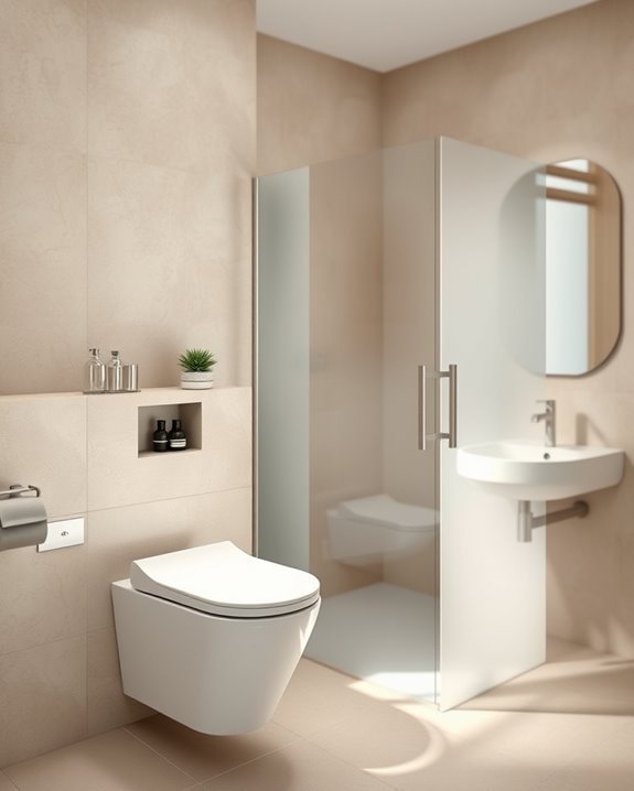 stylish toilet privacy screens