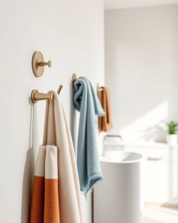 stylish towel wall hooks