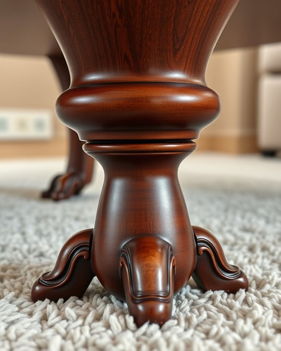 stylish upgraded furniture feet