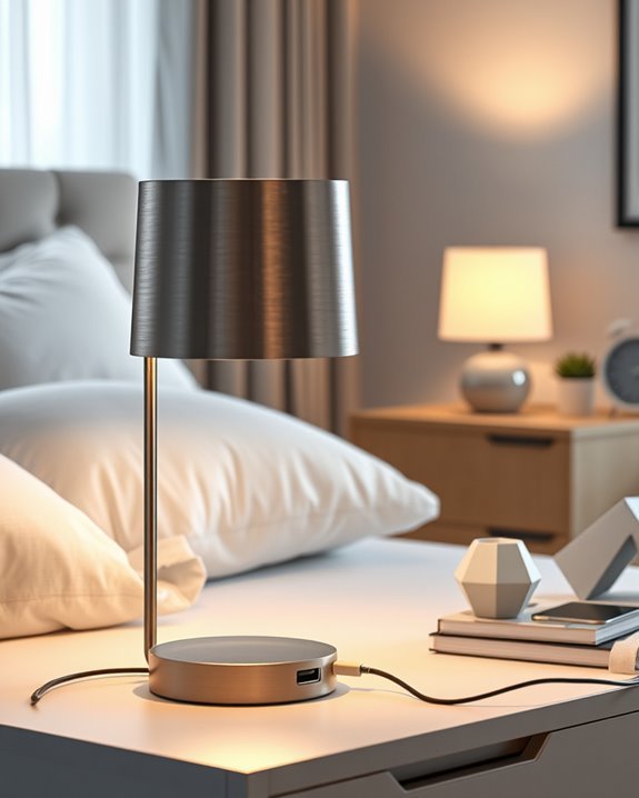 stylish usb charging lamps