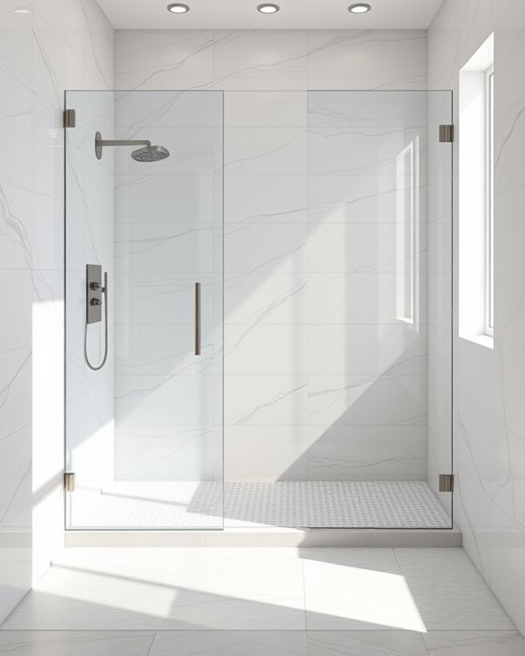 stylish waterproof shower tiles
