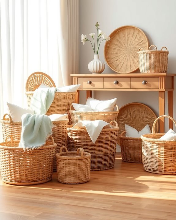 stylish wicker storage solutions