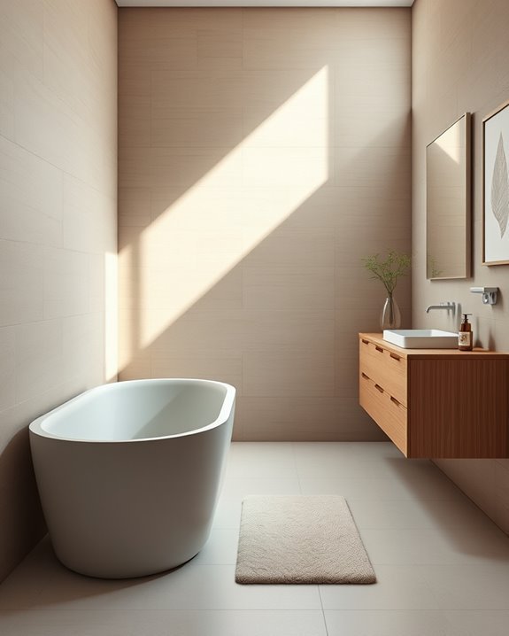 subtle minimalist decorative accents